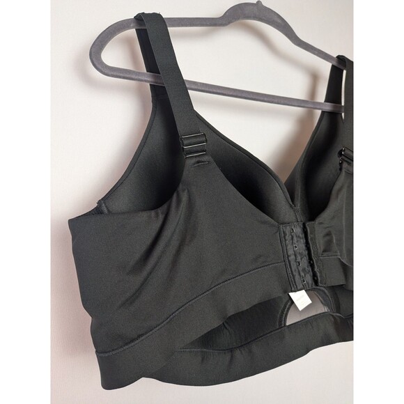 Cacique Bra 48DDD Lightly Lined No-Wire Black Lane Bryant Wireless Plus Size - Picture 6 of 11
